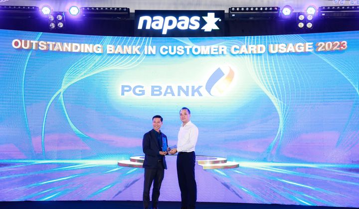 PG Bank được vinh danh trong việc sử dụng thẻ NAPAS