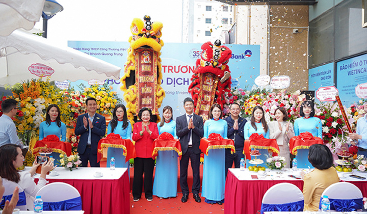 VietinBank Quang Trung khai trương phòng giao dịch Đại Kim