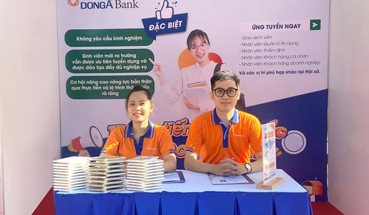 DongA Bank tuyển dụng 200 thực tập sinh