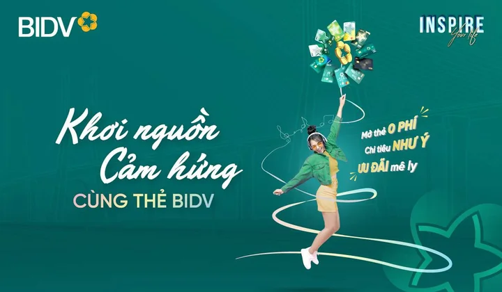 BIDV ưu đãi khách hàng mở mới thẻ tín dụng quốc tế