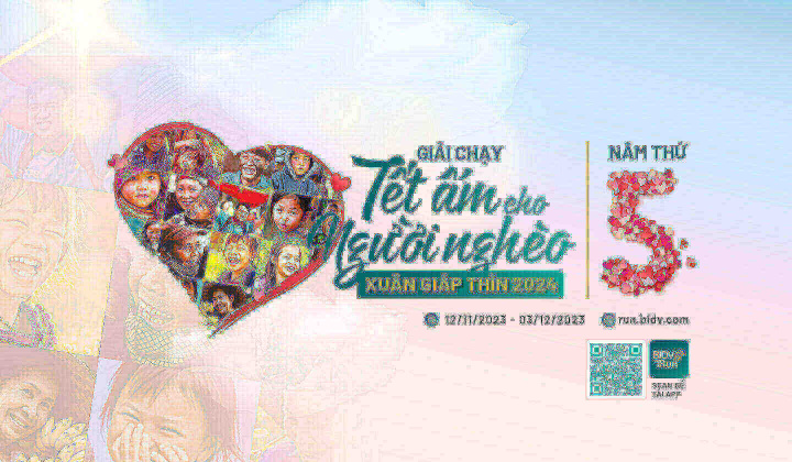 BIDV khởi động giải chạy "Tết ấm cho người nghèo" 2024