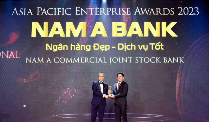 Nam A Bank nhận giải "Thương hiệu truyền cảm hứng châu Á"