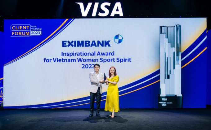 Eximbank nhận hai giải thưởng từ Visa