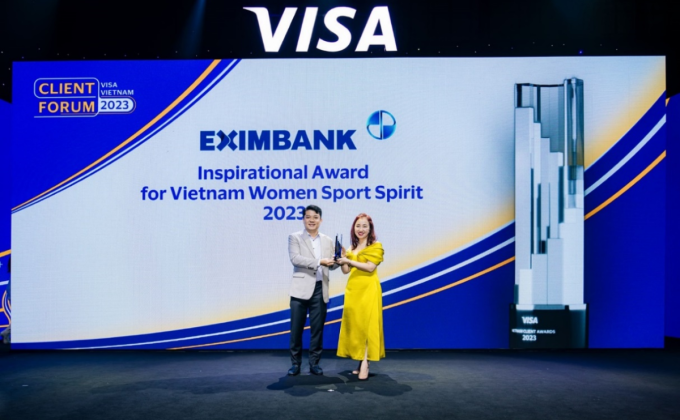 Eximbank nhận hai giải thưởng từ Visa