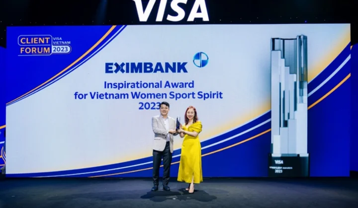 Eximbank nhận hai giải thưởng từ Visa