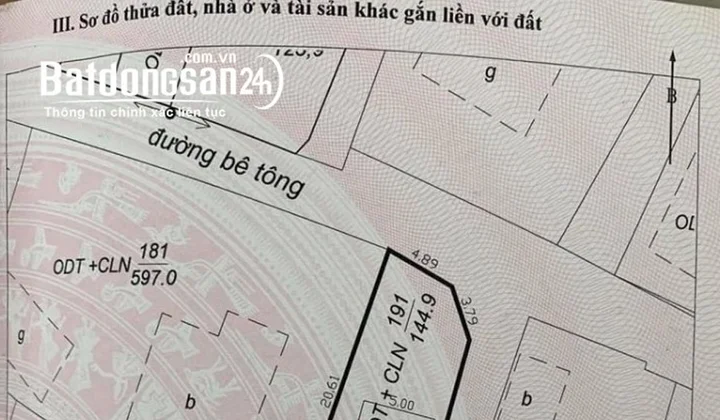 GPBank Quảng Ninh bán đấu giá bất động sản tại tỉnh Quảng Ninh, giá khởi điểm hơn 1,8 tỷ đồng