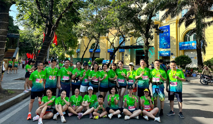 Hiệp hội Ngân hàng Việt Nam tham dự giải chạy quốc tế VPIM 2023