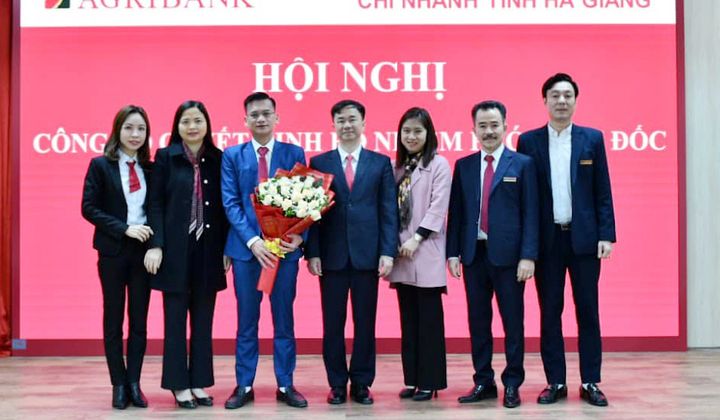 Bổ nhiệm Phó Giám đốc chi nhánh Agribank Hà Giang