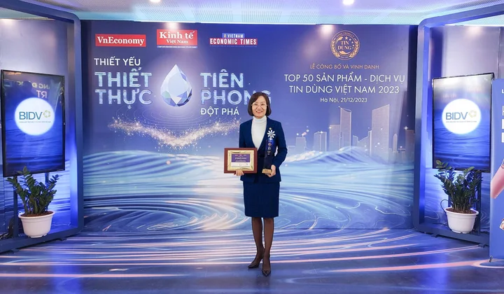 Thẻ tín dụng BIDV JCB Ultimate đạt giải 'sản phẩm tin dùng'