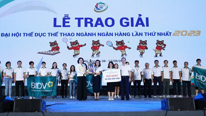 Đại hội Thể dục, thể thao ngành Ngân hàng lần thứ Nhất thành công tốt đẹp