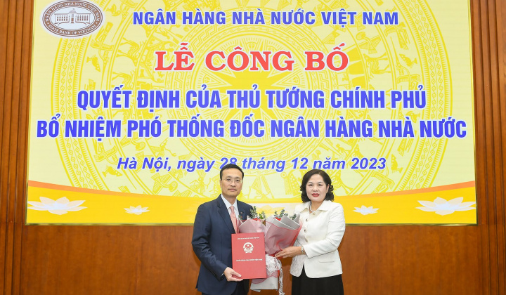 Công bố Quyết định của Thủ tướng Chính phủ bổ nhiệm Phó Thống đốc Ngân hàng Nhà nước Việt Nam