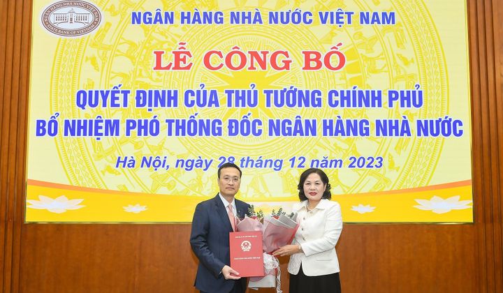 Công bố Quyết định của Thủ tướng Chính phủ bổ nhiệm Phó Thống đốc Ngân hàng Nhà nước Việt Nam