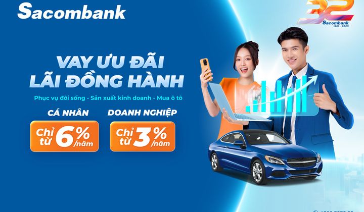 Sacombank tăng nguồn vốn và giảm lãi suất cho vay hỗ trợ khách hàng dịp cuối năm