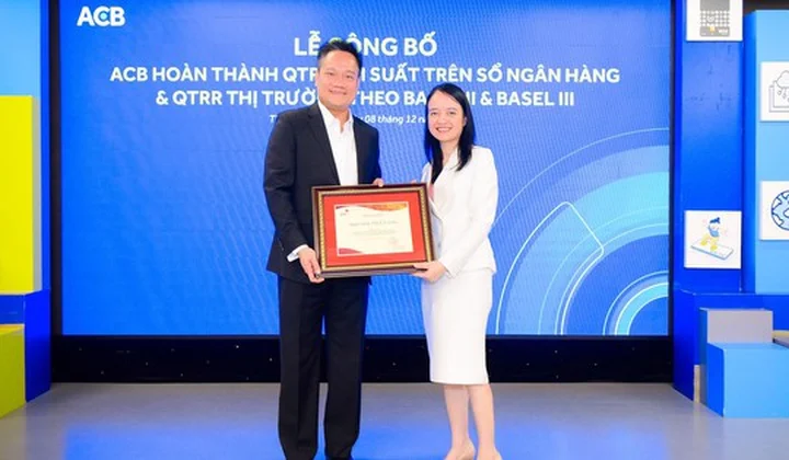 ACB hoàn thành Khung Quản lý rủi ro Lãi suất và thị trường theo chuẩn quốc tế