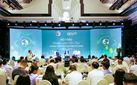 BIDV tổ chức Hội thảo “Doanh nghiệp Việt Nam - Chung tay kiến tạo Kinh tế Xanh”