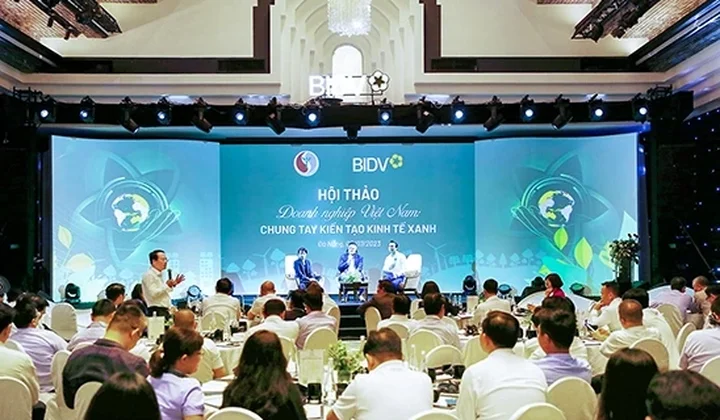 BIDV tổ chức Hội thảo “Doanh nghiệp Việt Nam - Chung tay kiến tạo Kinh tế Xanh”