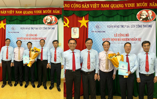 Bổ nhiệm 02 Phó Giám đốc SaiGonBank Bình Thuận