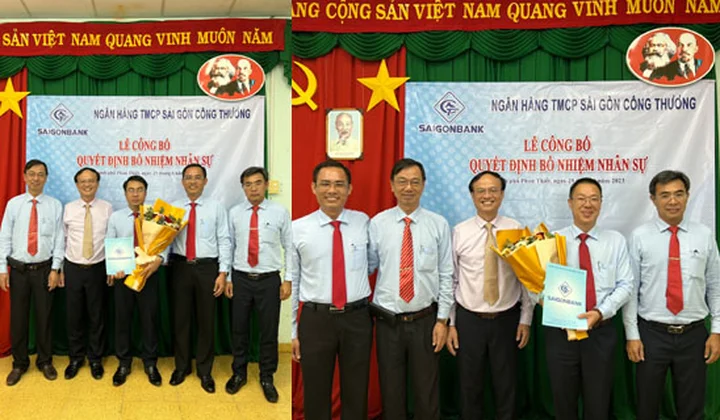Bổ nhiệm 02 Phó Giám đốc SaiGonBank Bình Thuận