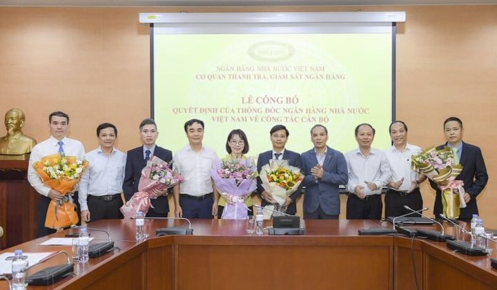 Ngân hàng Nhà nước bổ nhiệm lãnh đạo tại Cơ quan Thanh tra, giám sát ngân hàng
