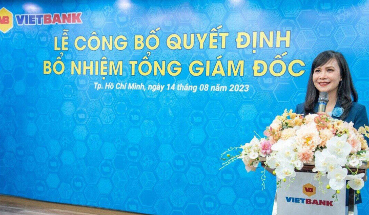 Bà Trần Tuấn Anh được bổ nhiệm làm Tổng giám đốc Vietbank