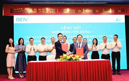 BIDV Hà Nội tài trợ gần 1.300 tỷ đồng cho dự án khu công nghiệp Tiên Thanh - Hải Phòng