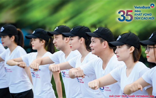 Giải chạy trực tuyến VietinBank chính thức khởi động