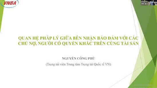 Hội thảo thực tiễn quốc tế về xử lý tài sản bảo đảm (Phần 3)