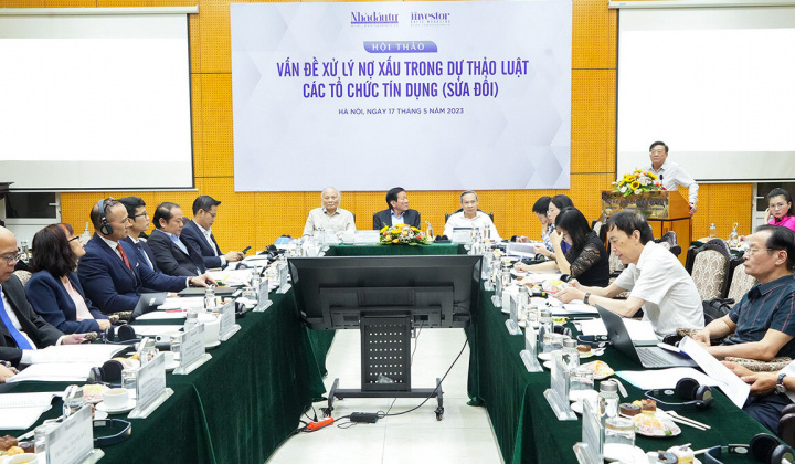 Hội thảo "Vấn đề xử lý nợ xấu trong Luật các Tổ chức tín dụng (sửa đổi)"