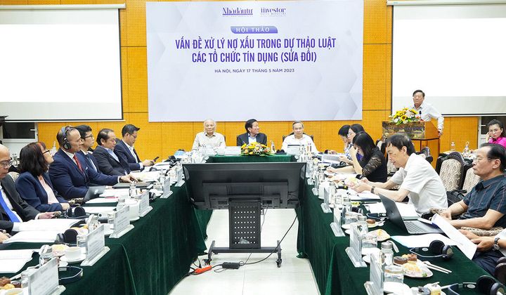 Hội thảo "Vấn đề xử lý nợ xấu trong Luật các Tổ chức tín dụng (sửa đổi)"