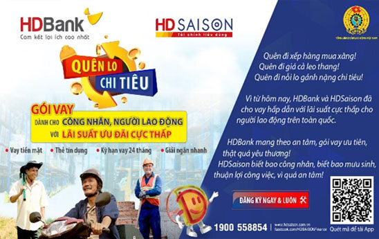Gói 10.000 tỷ của HD SAISON cho vay với lãi suất giảm 50%, giúp công nhân đón năm mới vô lo