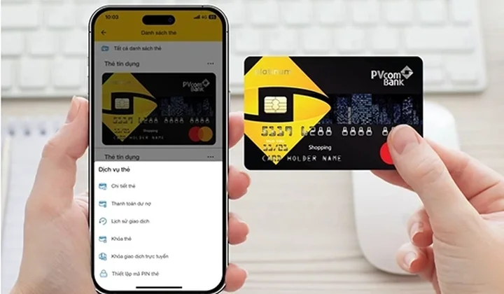 Chủ thẻ PVcomBank có thể chủ động thiết lập mã PIN ngay trên ứng dụng di động