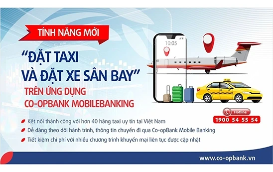 Co-opBank ra mắt tính năng đặt xe giúp khách hàng tối ưu chi phí