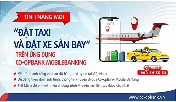 Co-opBank ra mắt tính năng đặt xe giúp khách hàng tối ưu chi phí