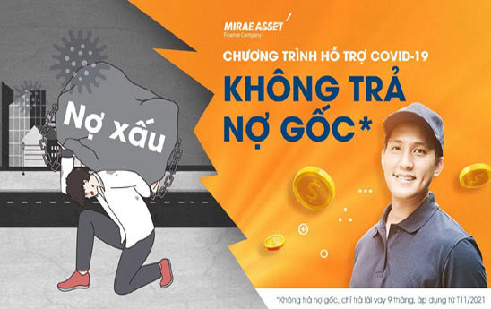 Đăng ký nhận quyền lợi hỗ trợ khách hàng bị ảnh hưởng Covid-19 từ Mirae Asset