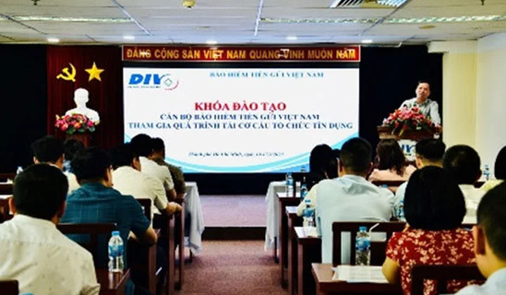 DIV đào tạo cán bộ tham gia quá trình cơ cấu lại tổ chức tín dụng