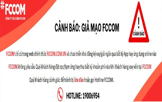 FCCOM cảnh báo hình thức lừa đảo vay vốn