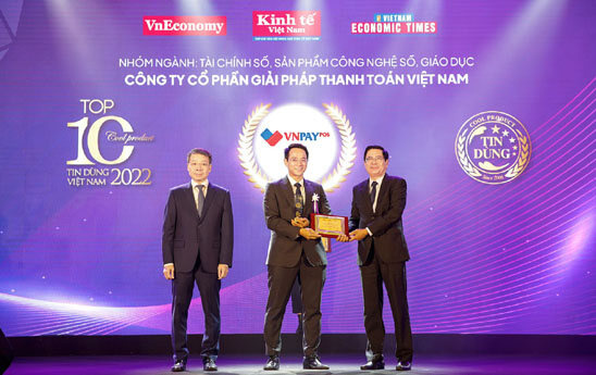Giải pháp VNPAY-POS khẳng định vị thế trong "Top 10 sản phẩm - dịch vụ Tin Dùng Việt Nam 2022"