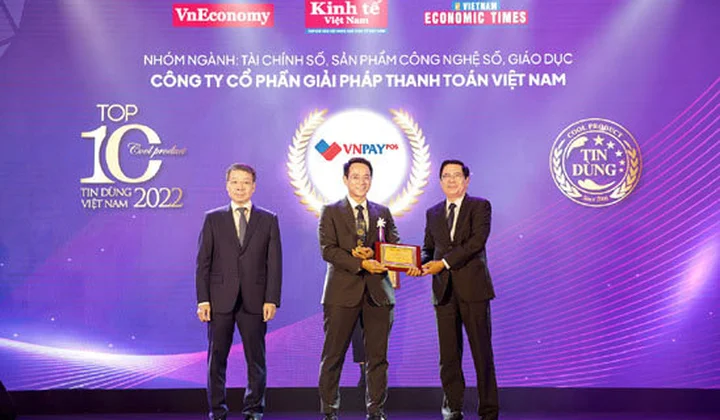 Giải pháp VNPAY-POS khẳng định vị thế trong "Top 10 sản phẩm - dịch vụ Tin Dùng Việt Nam 2022"