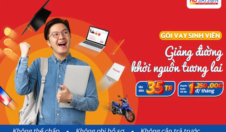 HD SAISON dành gói vay ưu đãi cho tân sinh viên
