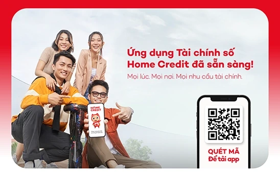 Home Credit ưu đãi khách hàng thanh toán khoản vay trên ứng dụng tài chính số