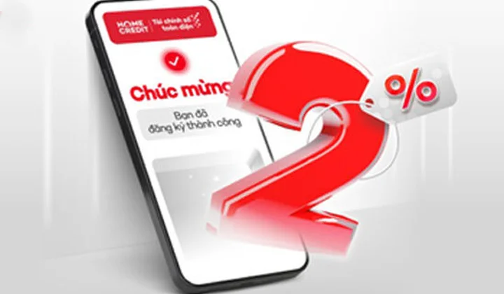 Home Credit giảm tới 2% lãi suất cho khách hàng vay