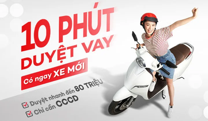 Home Credit Việt Nam cho vay tới 80 triệu mua xe máy trả góp tại hệ thống các của hàng xe máy Hòa Bình Minh