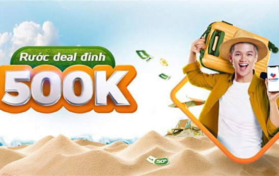 Khách hàng mới liên kết tài khoản Vietcombank trên Ví VNPAY được nhận combo ưu đãi 500.000 đồng