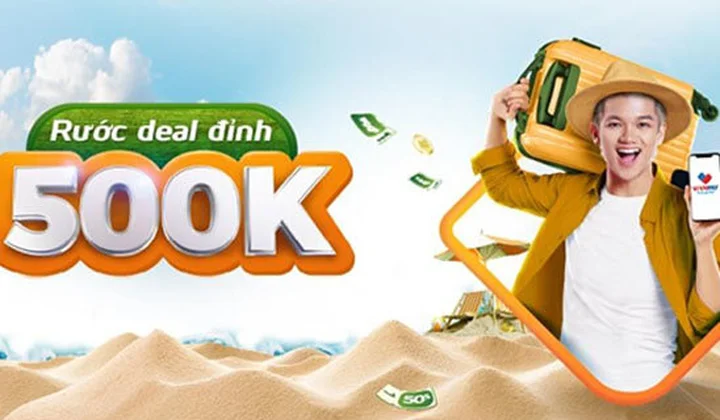Khách hàng mới liên kết tài khoản Vietcombank trên Ví VNPAY được nhận combo ưu đãi 500.000 đồng