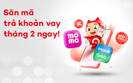 Home Credit hoàn tiền, tặng điểm cho khách hàng qua ví MoMo và Grab Moca