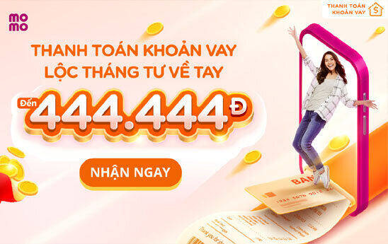 Hoàn tiền khi thanh toán khoản vay của SHB Finance trên MoMo
