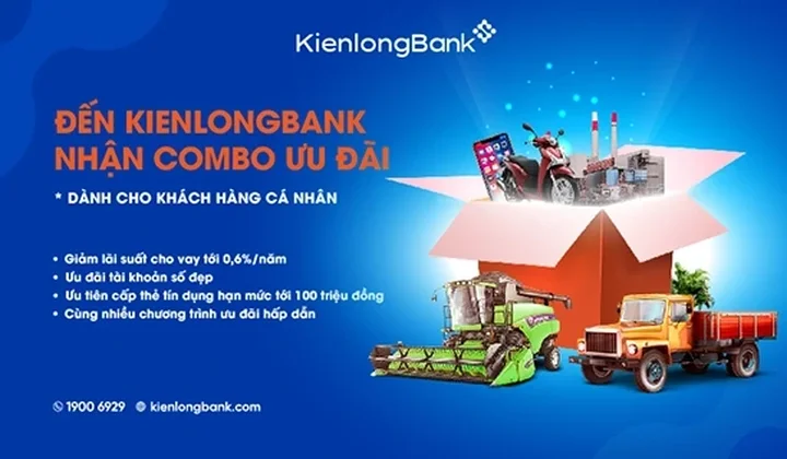 KienlongBank tung gói 500 tỷ đồng cho khách hàng cá nhân vay với nhiều ưu đãi