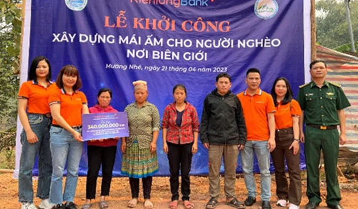KienlongBank tài trợ 4 căn nhà tình nghĩa cho bà con vùng biên giới tỉnh Điện Biên