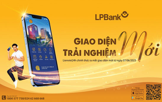LPBank ra mắt ứng dụng ngân hàng số Lienviet24h phiên bản mới