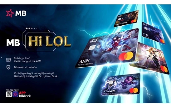 MB và Mastercard ra mắt thẻ đa năng Hi LOL lần đầu tiên ở Đông Nam Á
